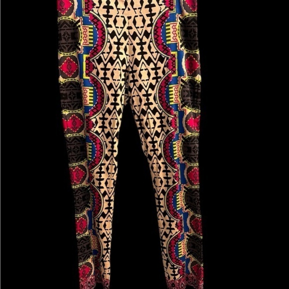 Flying Tomato Multicolor Patterned Ankle Jeans - image 1